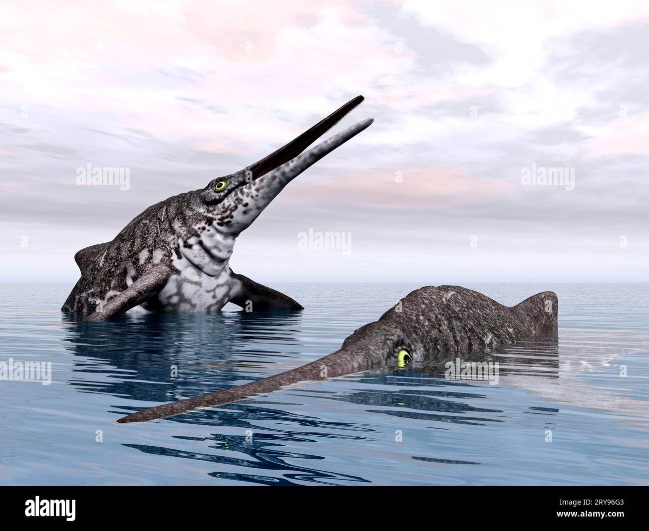 Ichthyosaur Shonisaurus Stockfoto