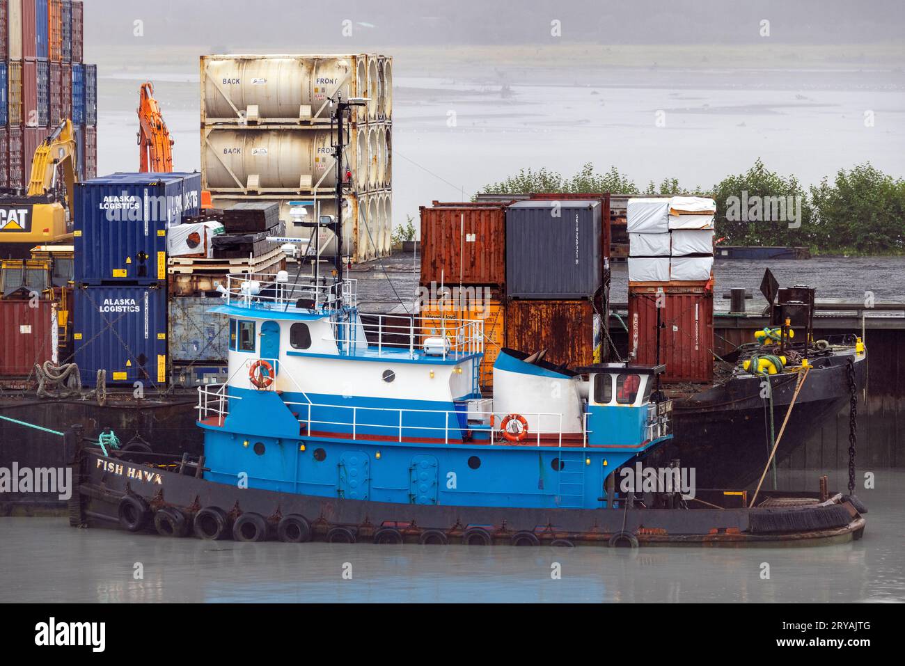 Fish Hawk Schlepper - Seward, Alaska, USA Stockfoto