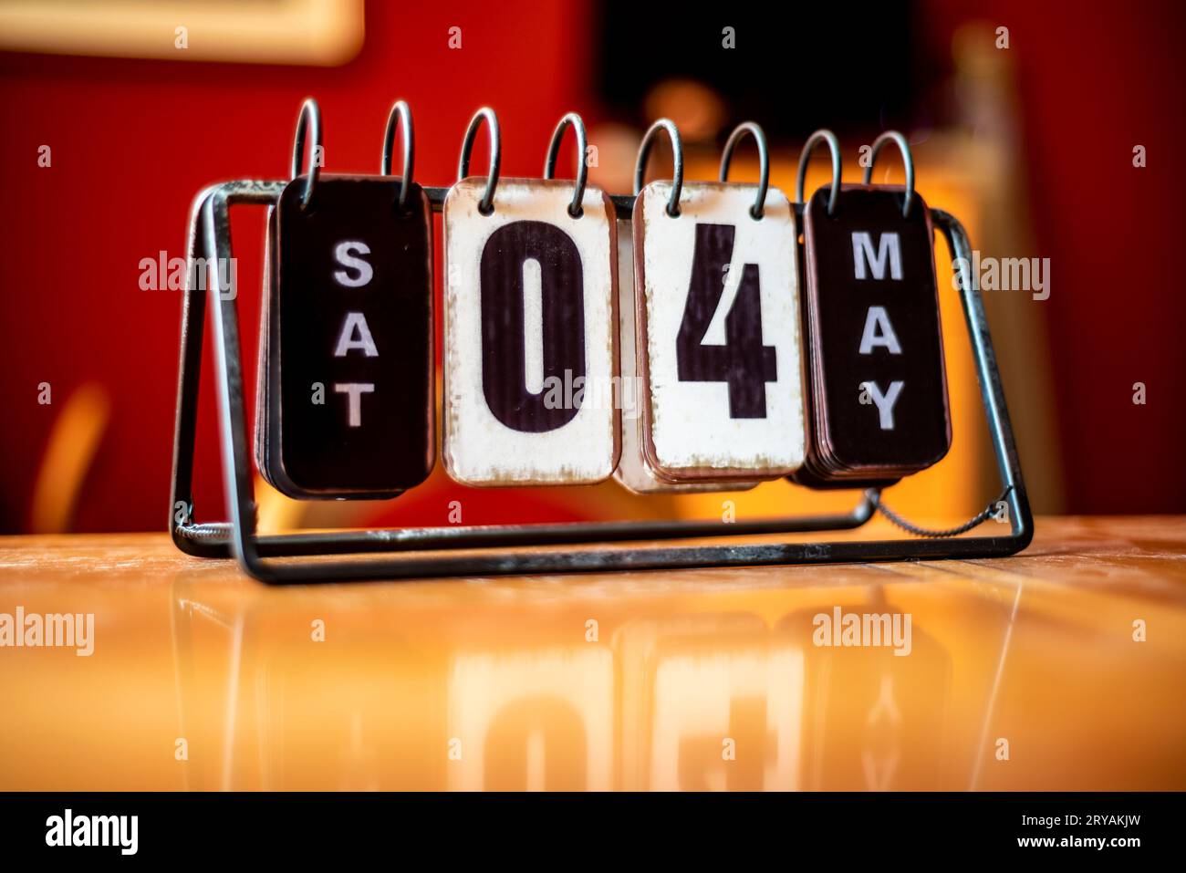 Calendario da tavolo Stockfoto