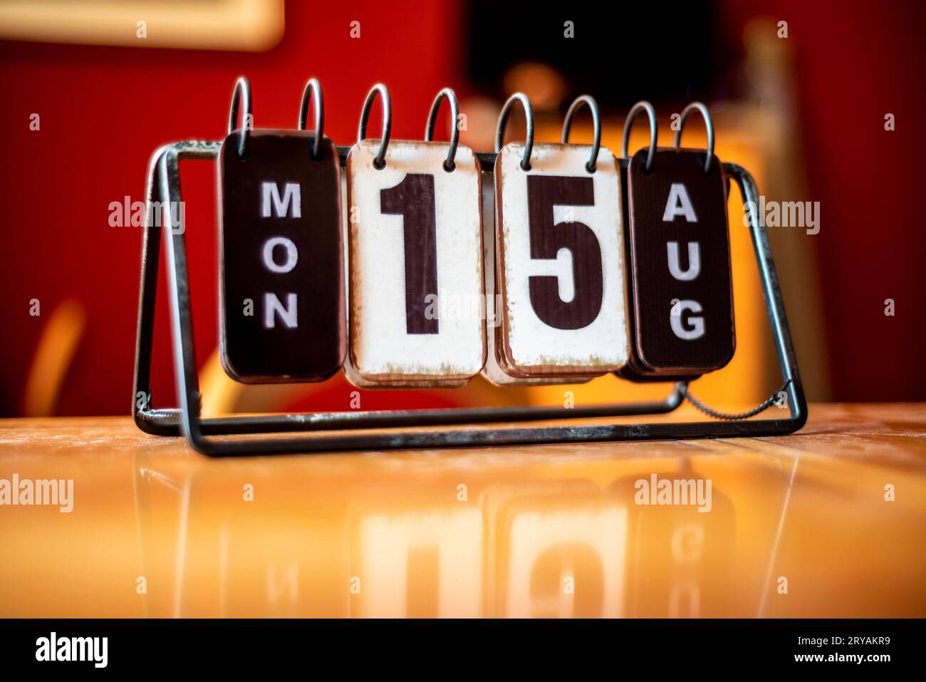 Calendario da tavolo Stockfoto