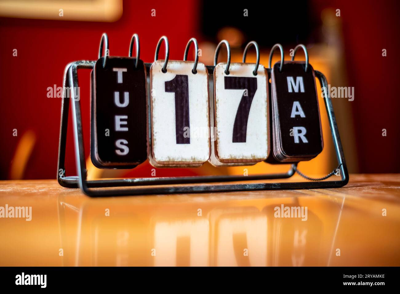 Calendario da tavolo Stockfoto