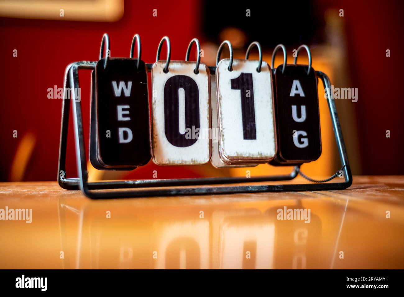 Calendario da tavolo Stockfoto