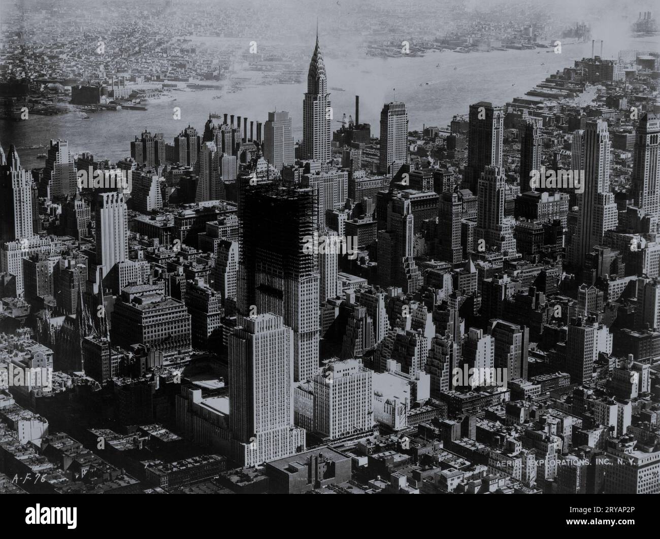 NEW YORK 1920 aus der Vogelperspektive Stockfoto