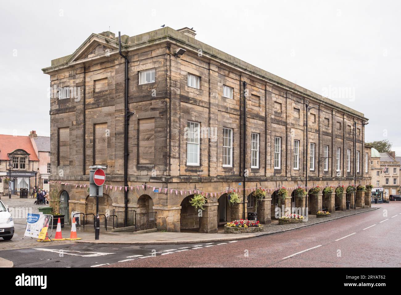 Northumberland Hall Assembly Rooms in Alnwick, einer Stadt in Northumberland, Großbritannien. Stockfoto