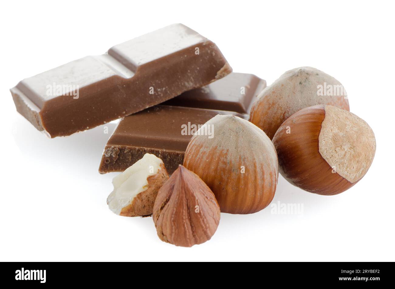 Schokolade teilen Stockfoto