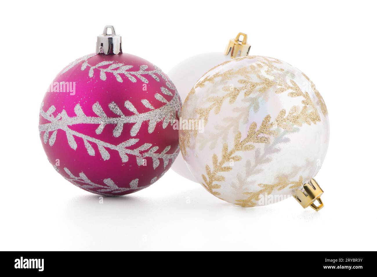 Weihnachten dekorative Kugeln Stockfoto