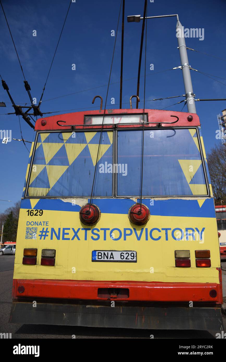 Skoda 14Tr Trolleybus Stockfoto