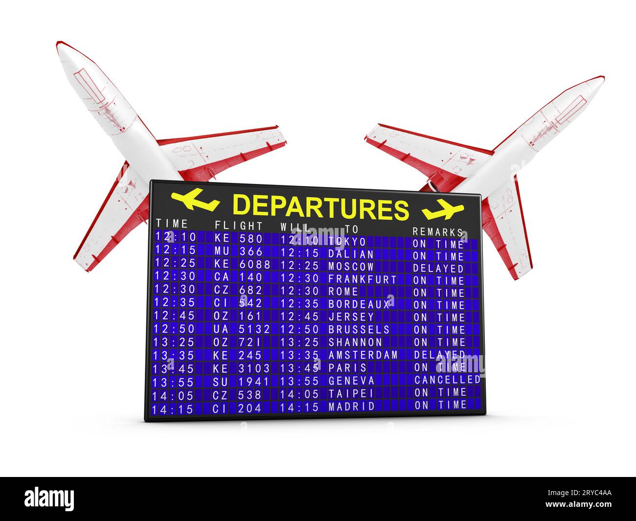 Anzeigentafel Stockfoto