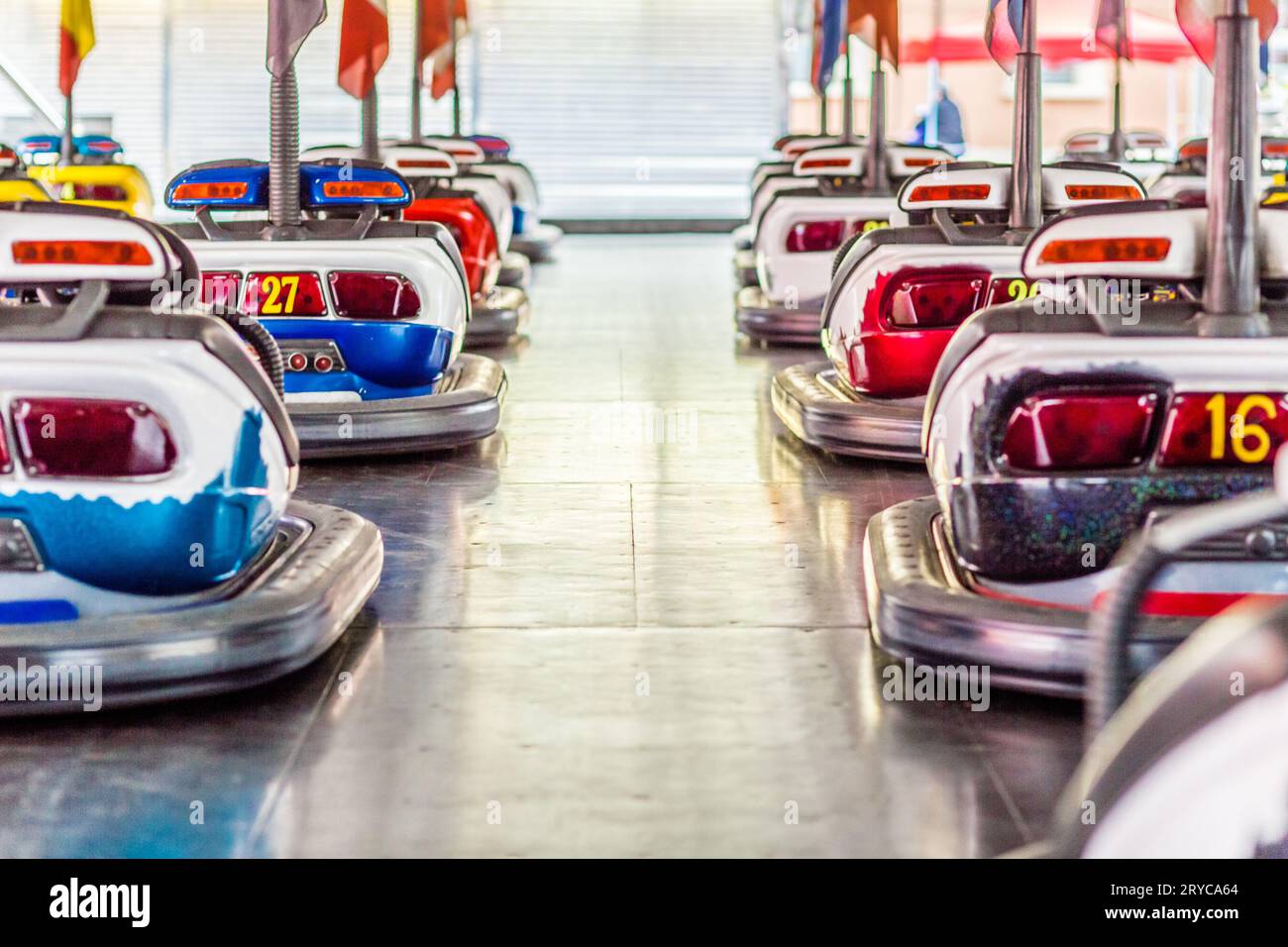 Dodgems Stockfoto