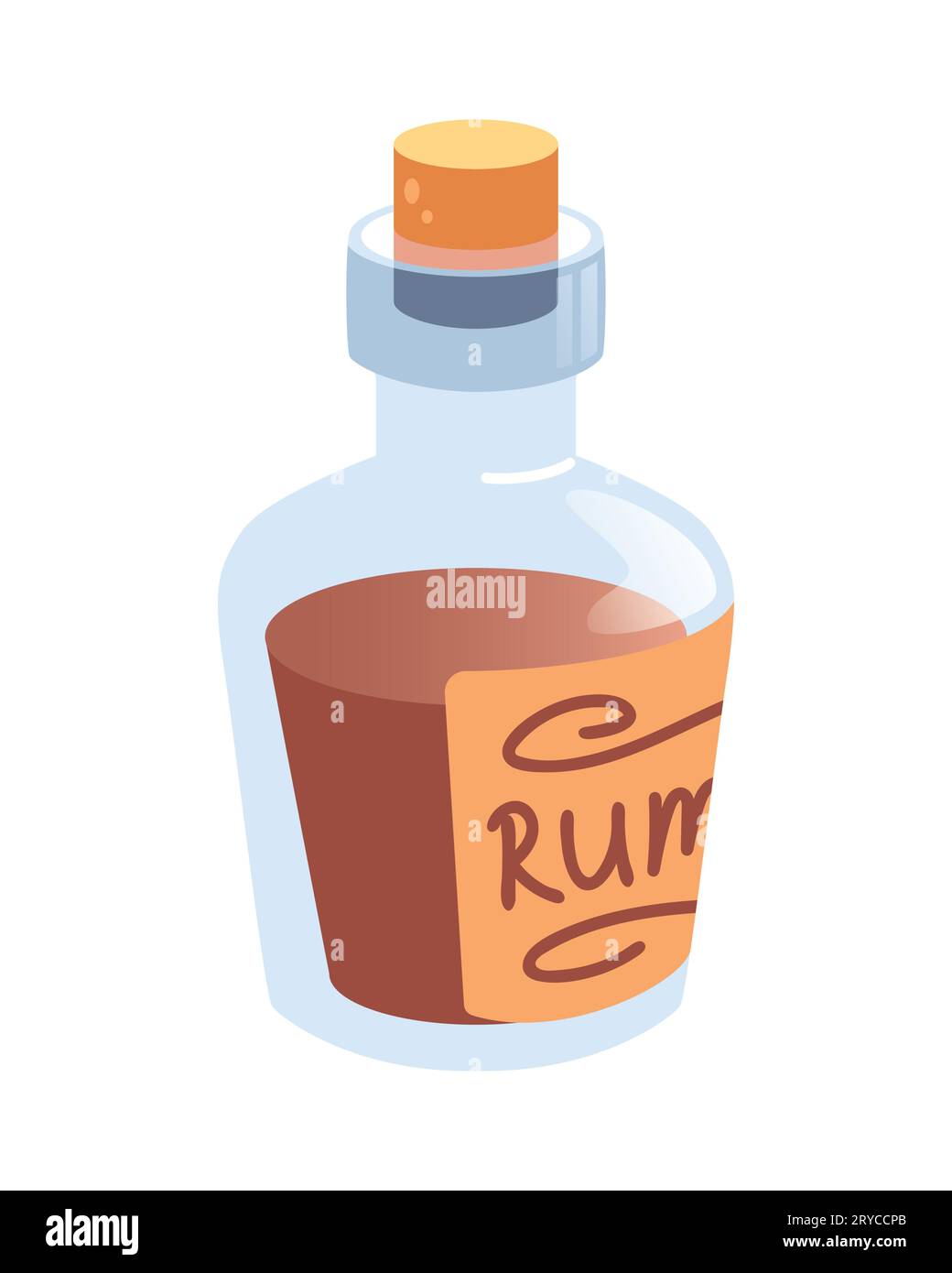 Cartoon rum bottle -Fotos und -Bildmaterial in hoher Auflösung – Alamy