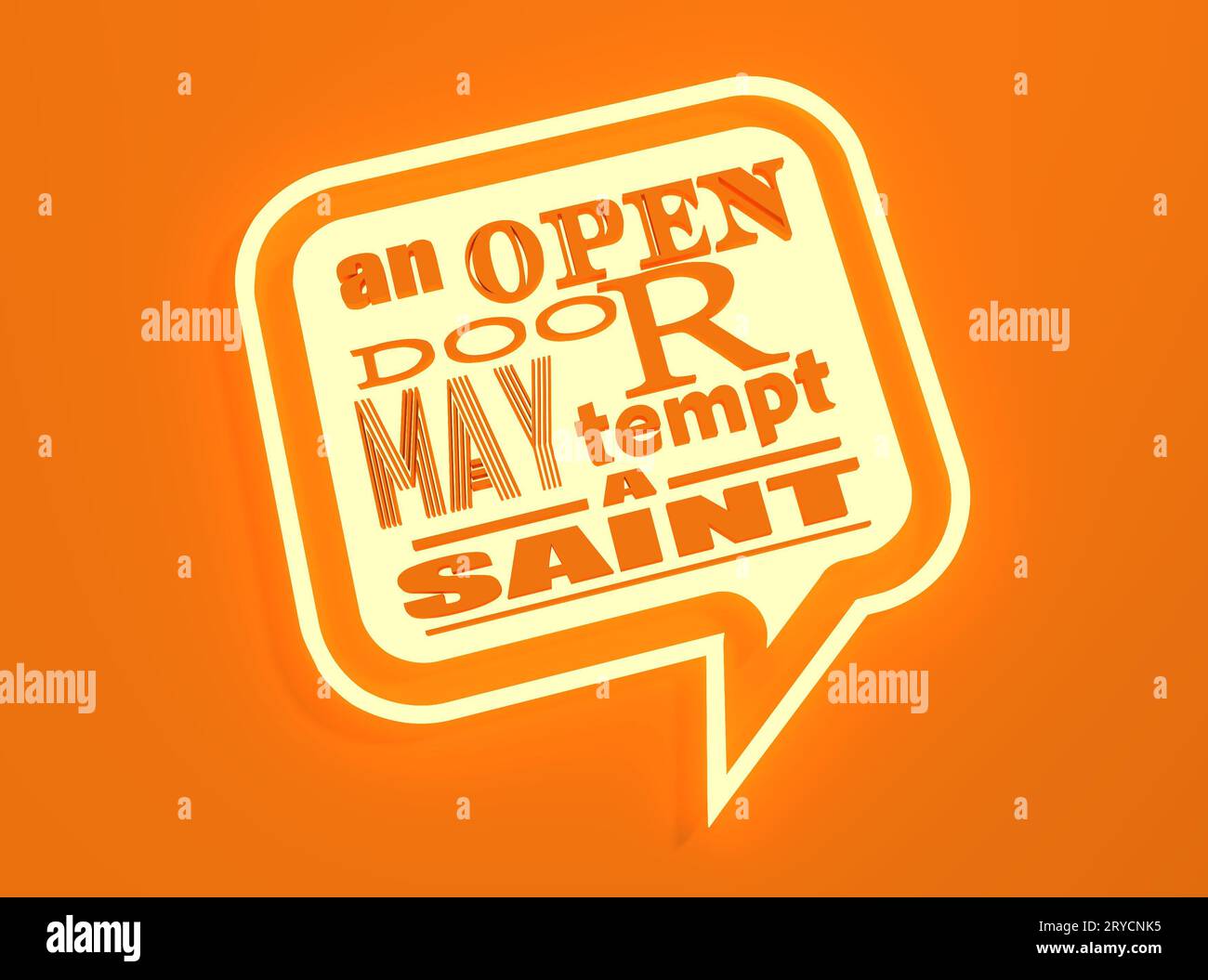 Text-Blase zu zitieren. Motivation-Satz. Stockfoto