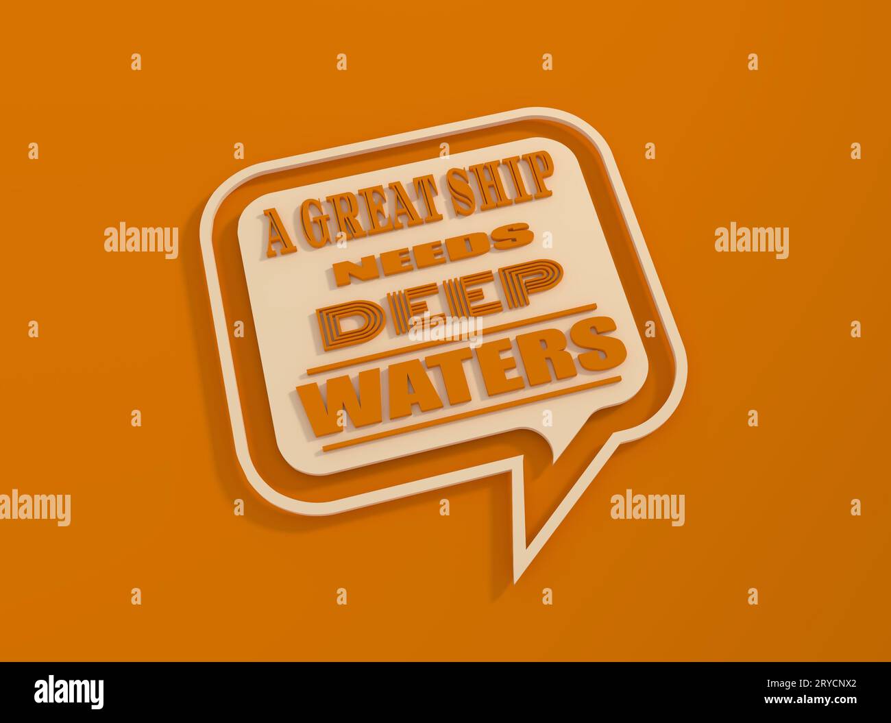 Text-Blase zu zitieren. Motivation-Satz. Stockfoto