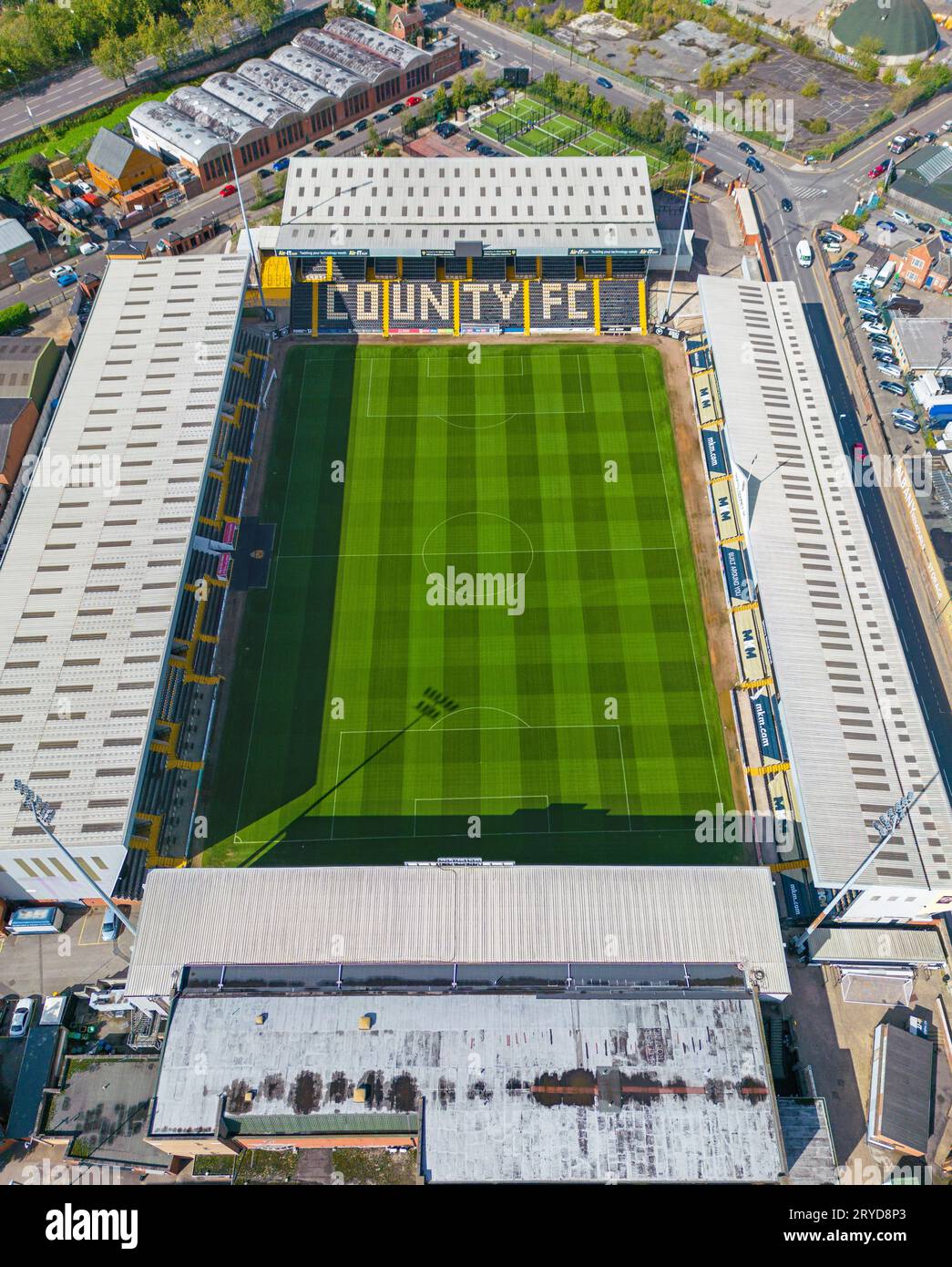 Nottingham, Vereinigtes Königreich. 09.21.2023 Notts County Football Club, Meadow Lane Stadium Football Ground. September 2023. Stockfoto