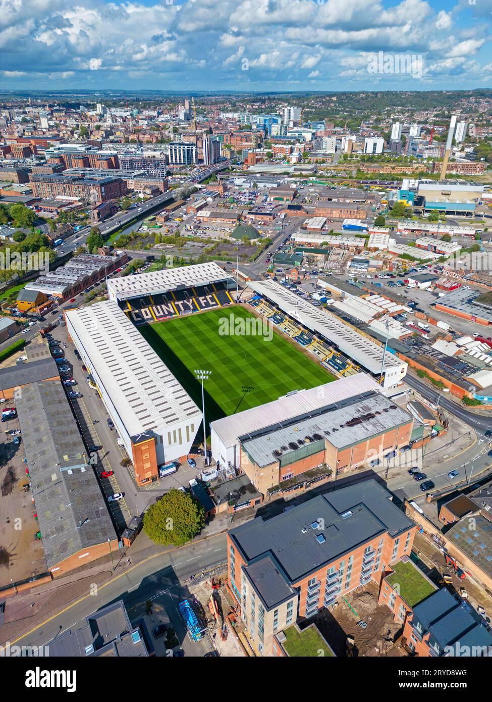 Nottingham, Vereinigtes Königreich. 09.21.2023 Notts County Football Club, Meadow Lane Stadium Football Ground. September 2023. Stockfoto