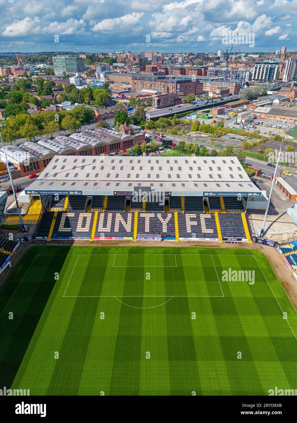 Nottingham, Vereinigtes Königreich. 09.21.2023 Notts County Football Club, Meadow Lane Stadium Football Ground. September 2023. Stockfoto