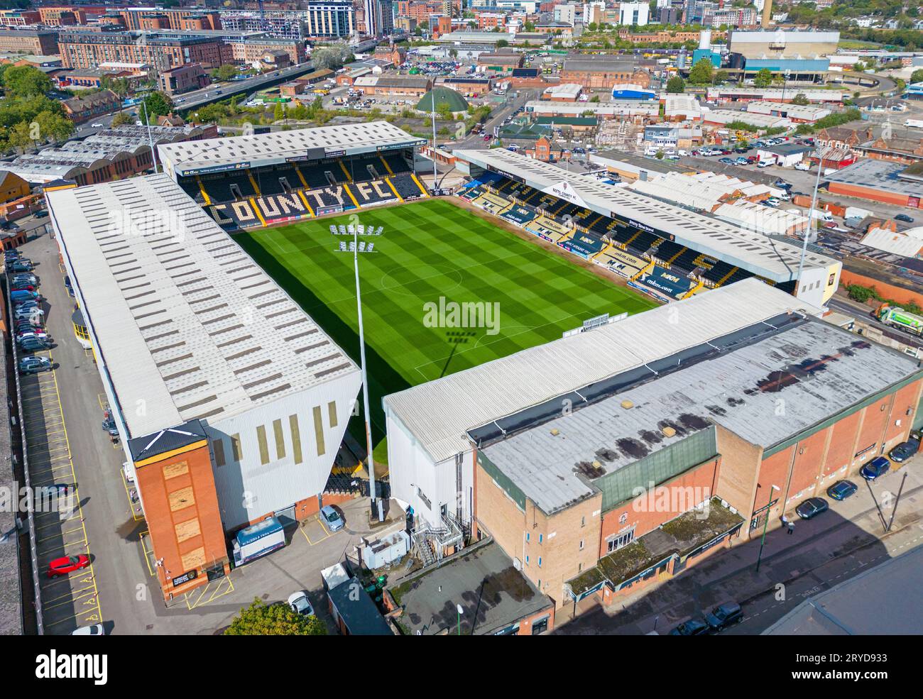 Nottingham, Vereinigtes Königreich. 09.21.2023 Notts County Football Club, Meadow Lane Stadium Football Ground. September 2023. Stockfoto