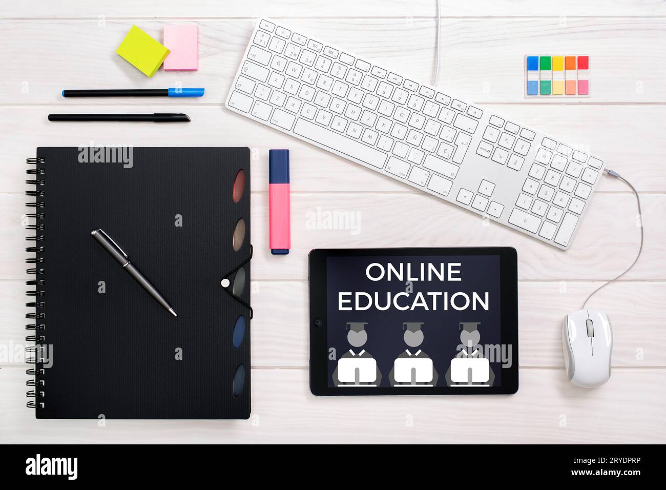 Online-Bildungskonzept Stockfoto