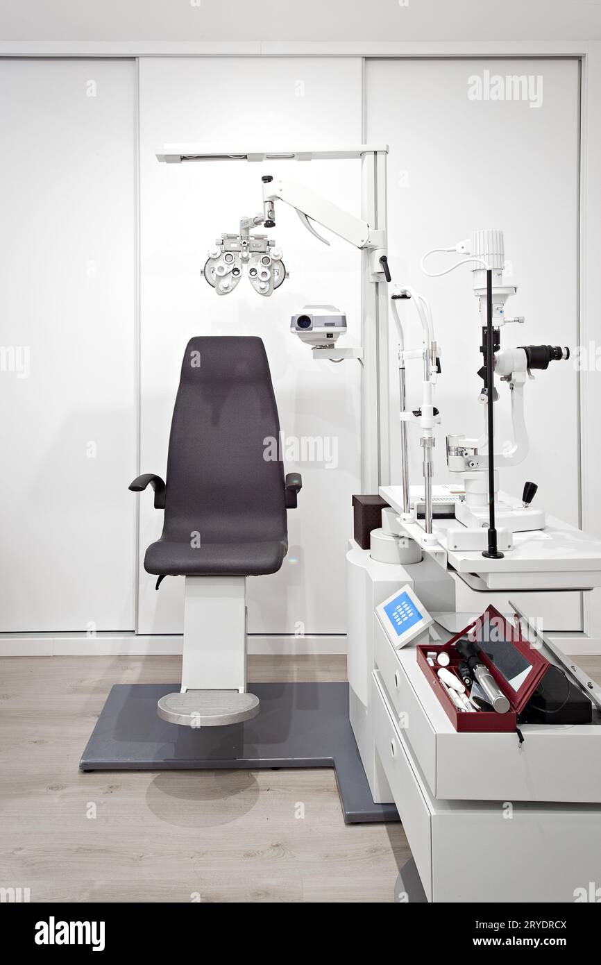 Ophthalmologische Maschine Stockfoto