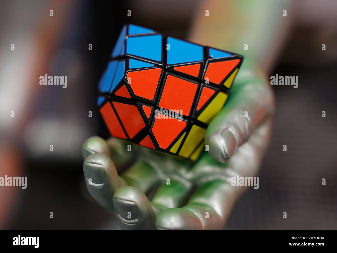 New York, Usa. September 2023 30. Rubik's Cube Like Puzzles sind auf der New York Toy Fair am Samstag, den 30. September 2023, im Jacob K. Javits Convention Center in New York City zu sehen. Foto von John Angelillo/UPI Credit: UPI/Alamy Live News Stockfoto