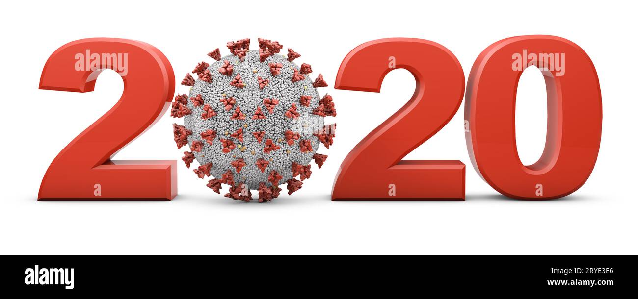 2020 und Coronavirus covid-19 Stockfoto 2020 und Coronavirus covid-19 Stockfoto