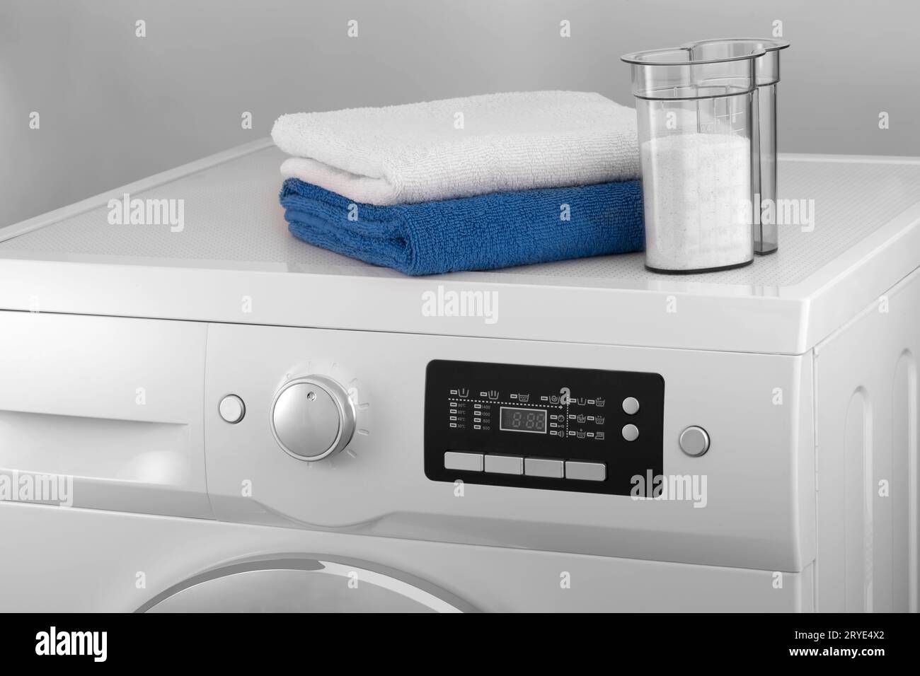 Teil der Waschmaschine Stockfoto