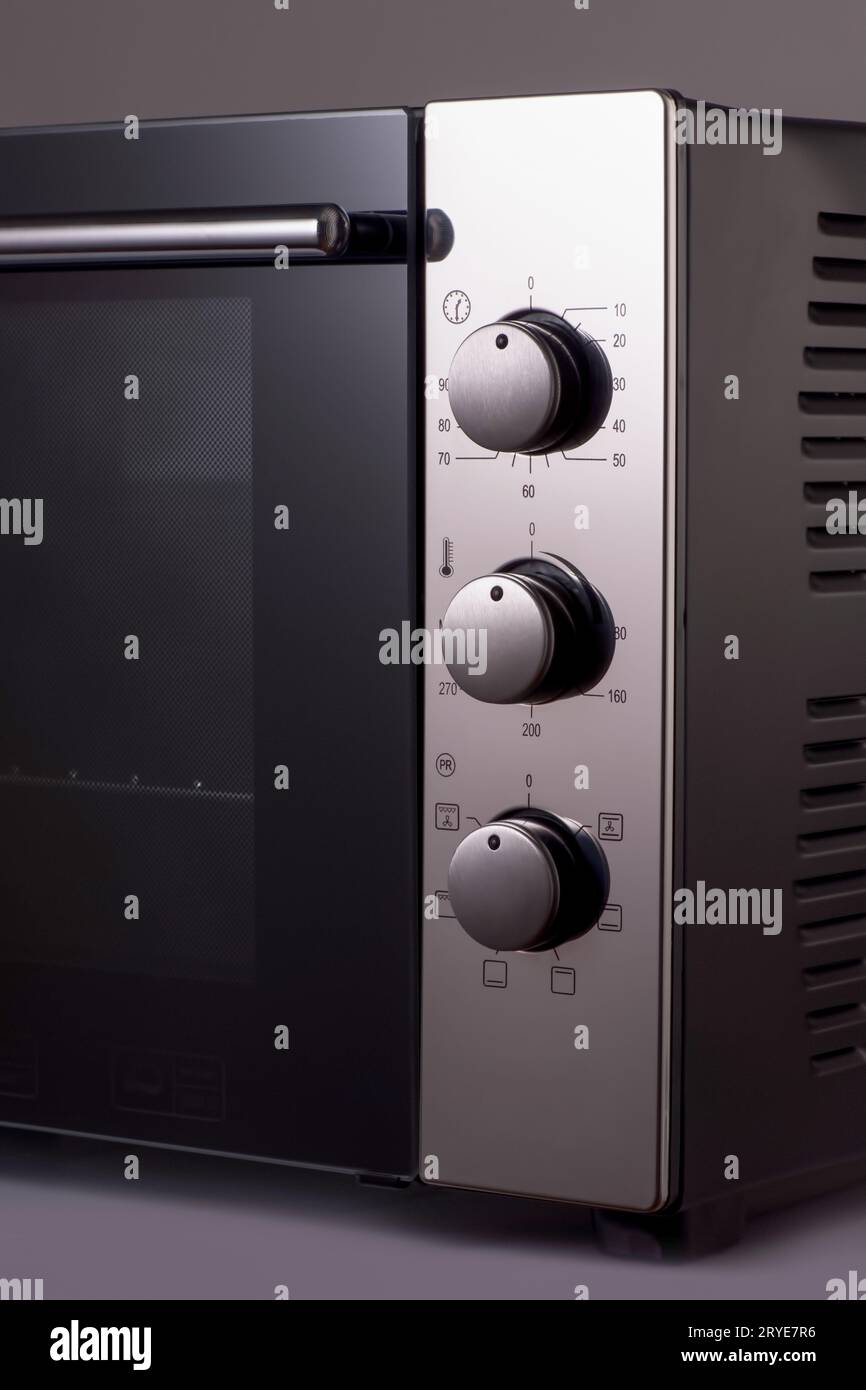 Details zum Elektroherd Stockfoto