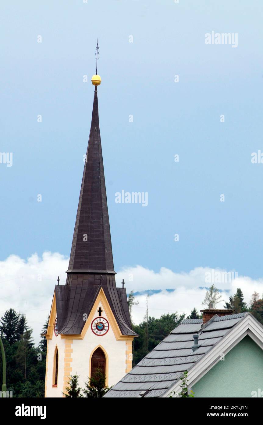 Kirche, Symbol des Glaubens an das Christentum Stockfoto