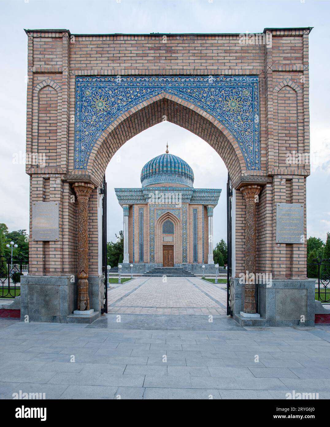 Die Gedenkstätte des ersten Präsidenten der Republik Usbekistan Islam Karimov Stockfoto