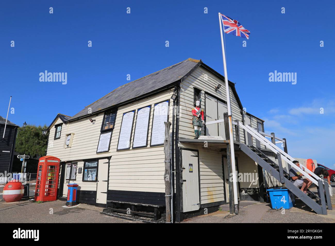 Old Lifeboat Station, The Jetty, Broadstairs, Isle of Thanet, Kent, England, Großbritannien, Großbritannien, Europa Stockfoto