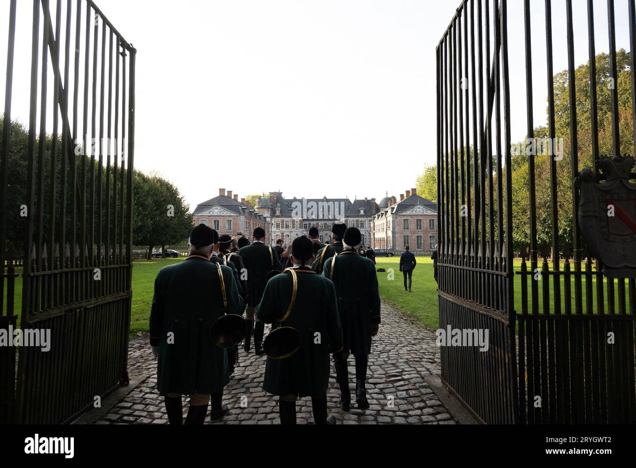 Beloeil, Belgien. Oktober 2023. Allgemeine Ansicht der Burg von Beloeil am 29. September 2023 in Belgien. Foto: David Niviere/ABACAPRESS.COM Abaca Press/Alamy Live News Stockfoto