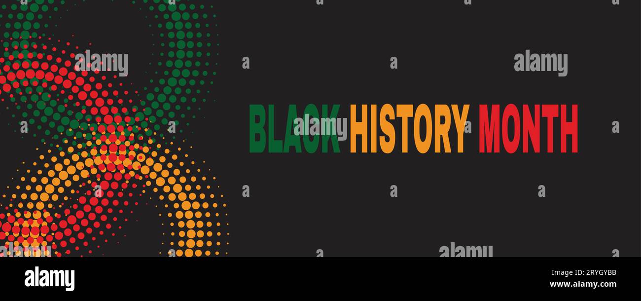 Black History Month Background.African American History. Jährlich gefeiert. Poster, Karte, Banner. Vektorillustration Stock Vektor