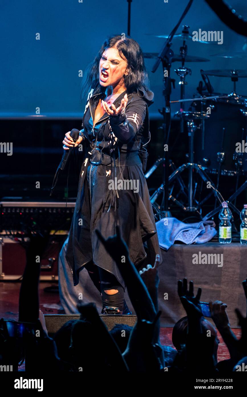 Cristina Scabbia (Lacuna Coil) Credit: Independent Photo Agency Srl/Alamy Live News Stockfoto