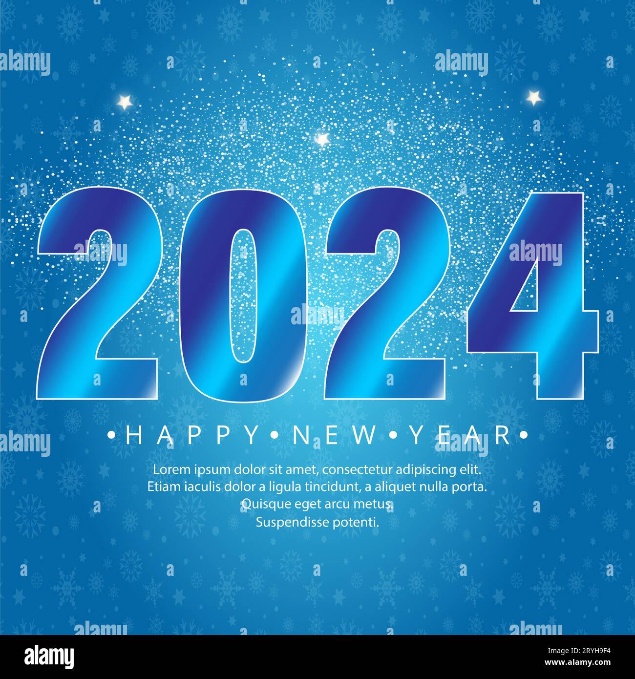Frohes neues Jahr 2024 mit Zahlen. Glückliches neues Jahr 2024