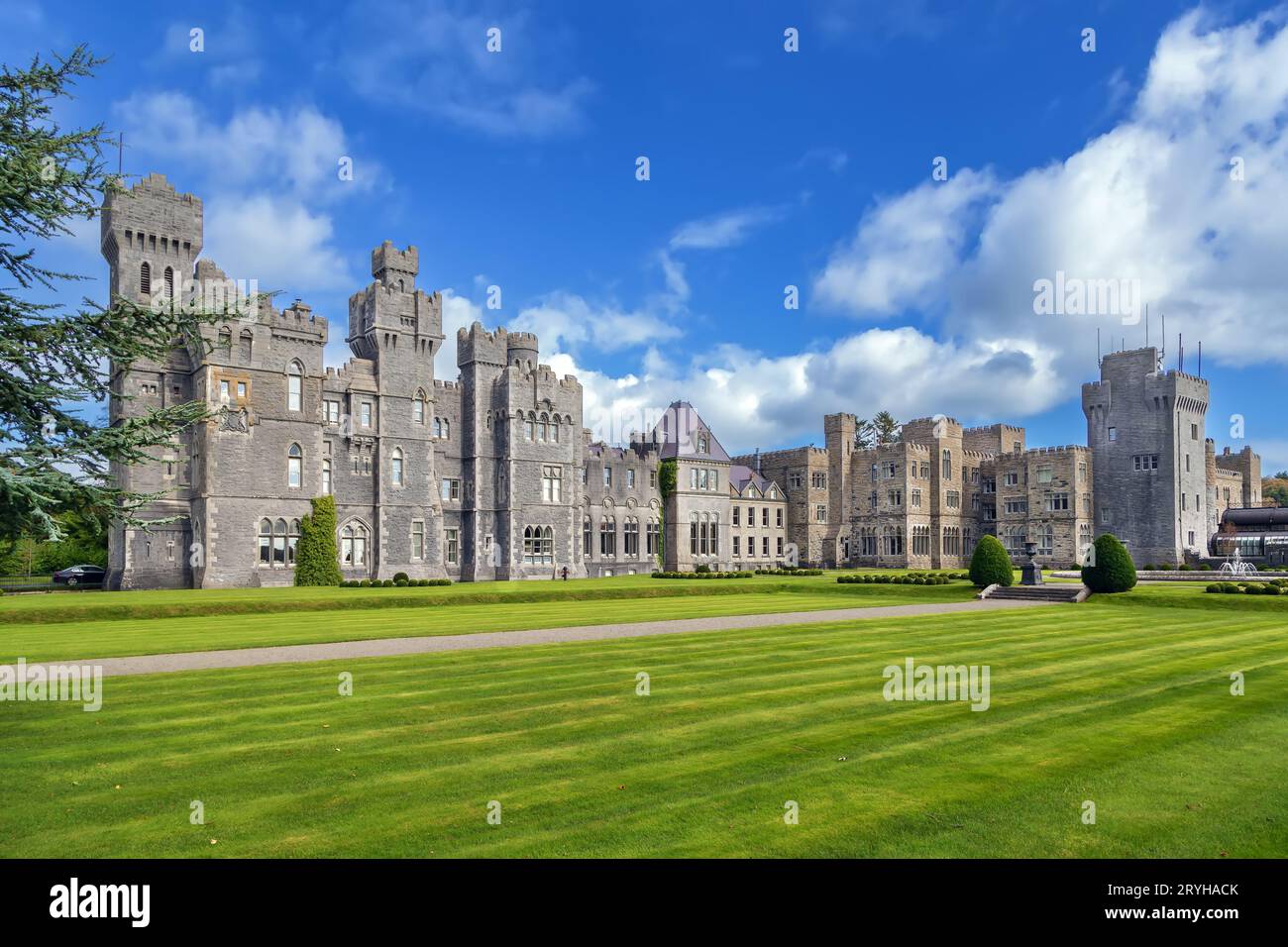Ashford Castle, Irland Stockfoto
