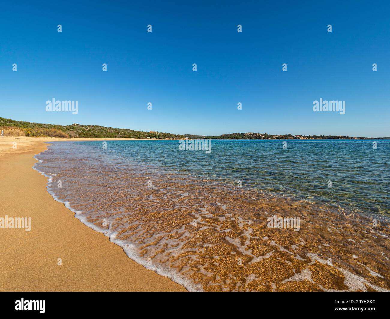 Ein schöner Strand in Sardinien Stockfoto