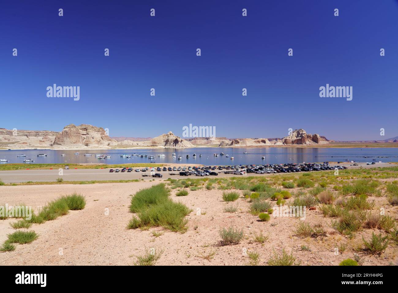 Der Lake Powell, in der Nähe von Page (AZ) Stockfoto