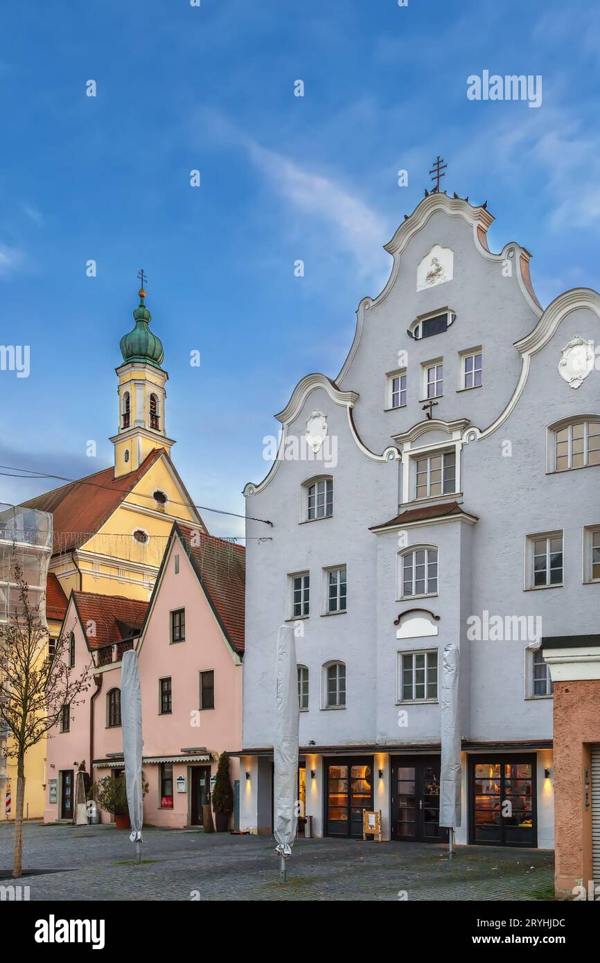 Neustadt Straße in Landshut, Deutschland Stockfoto