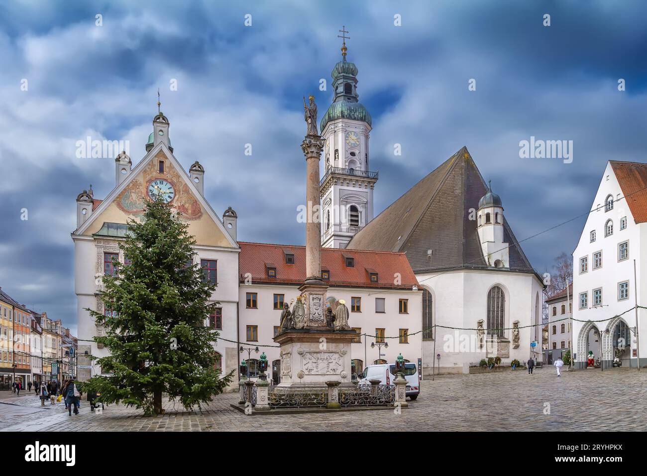Pfarrkirche St. Georg, Freising, Deutschland Stockfoto