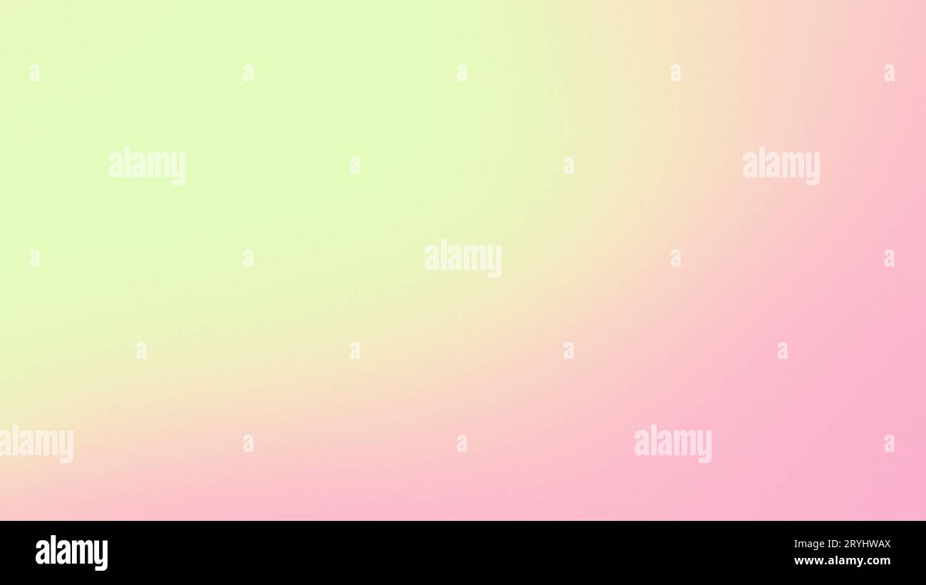 Rosa Grün Pastellfarben verlaufender Hintergrund, Effekt „Glätte körnige Textur“, Kopierbereich Stockfoto