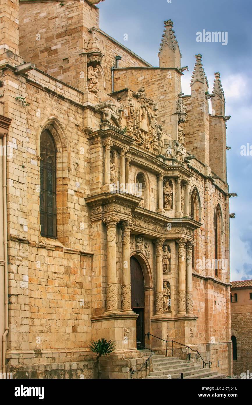 Kirche Santa Maria, Montblanc, Spanien Stockfoto