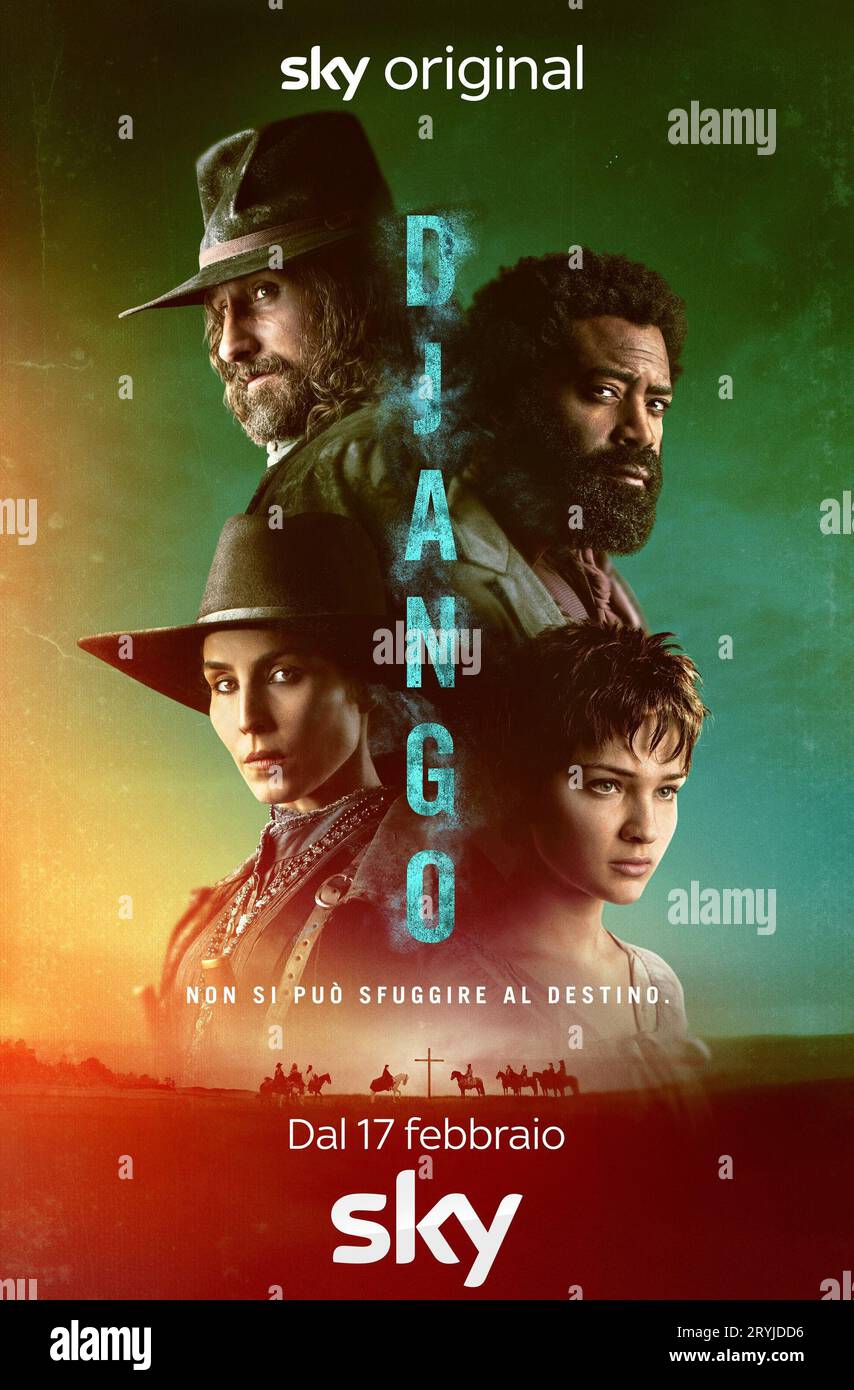 Django TV-Show-Poster Stockfoto