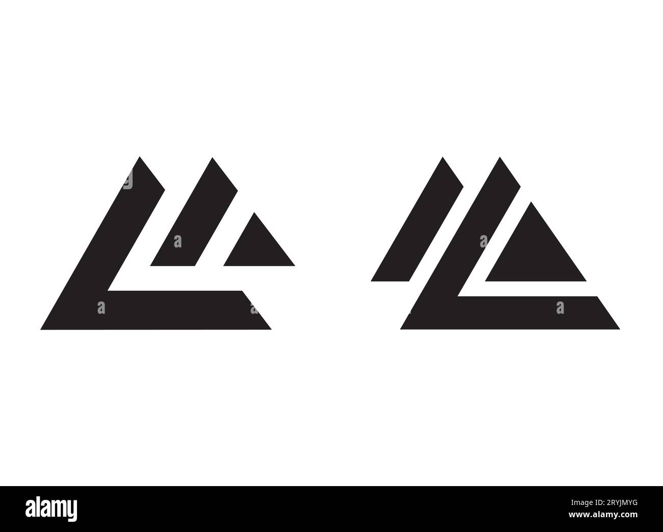 Wir stellen vor: Unser innovatives „LM Letter Mark Modern Symbol Logo Design“. Dieses nahtlose Logo integriert nahtlos Initialen, Schriftart und einen schlanken Buchstaben d Stock Vektor