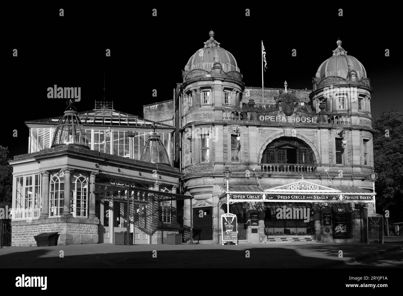 Das Buxton Opera House, Buxton Town, Peak District National Park, Derbyshire, England, Großbritannien Stockfoto