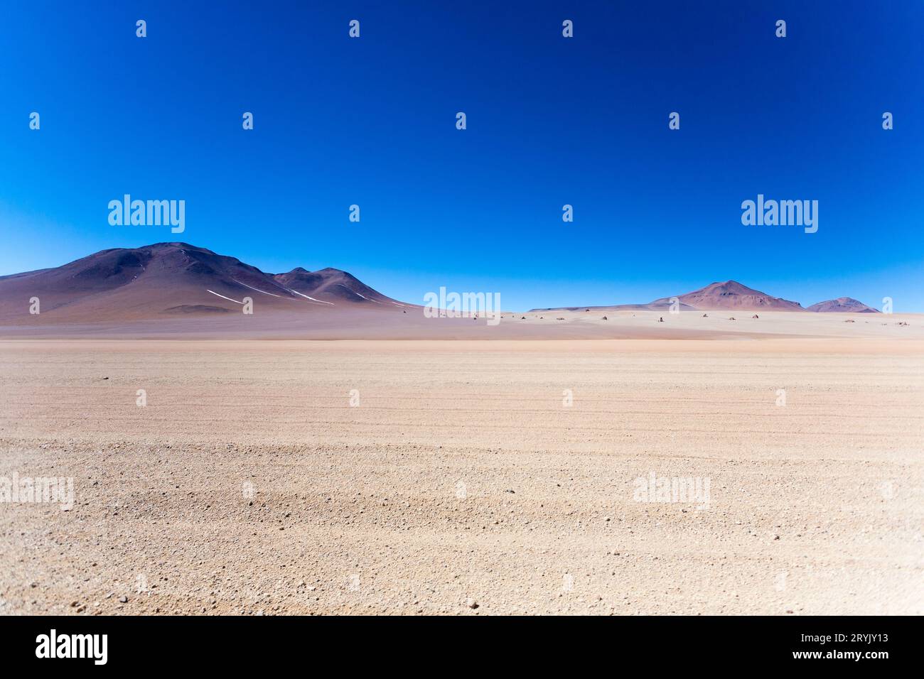 Bolivianischen Landschaft, Salvador Dali Desert View. Schöne Bolivien Stockfoto