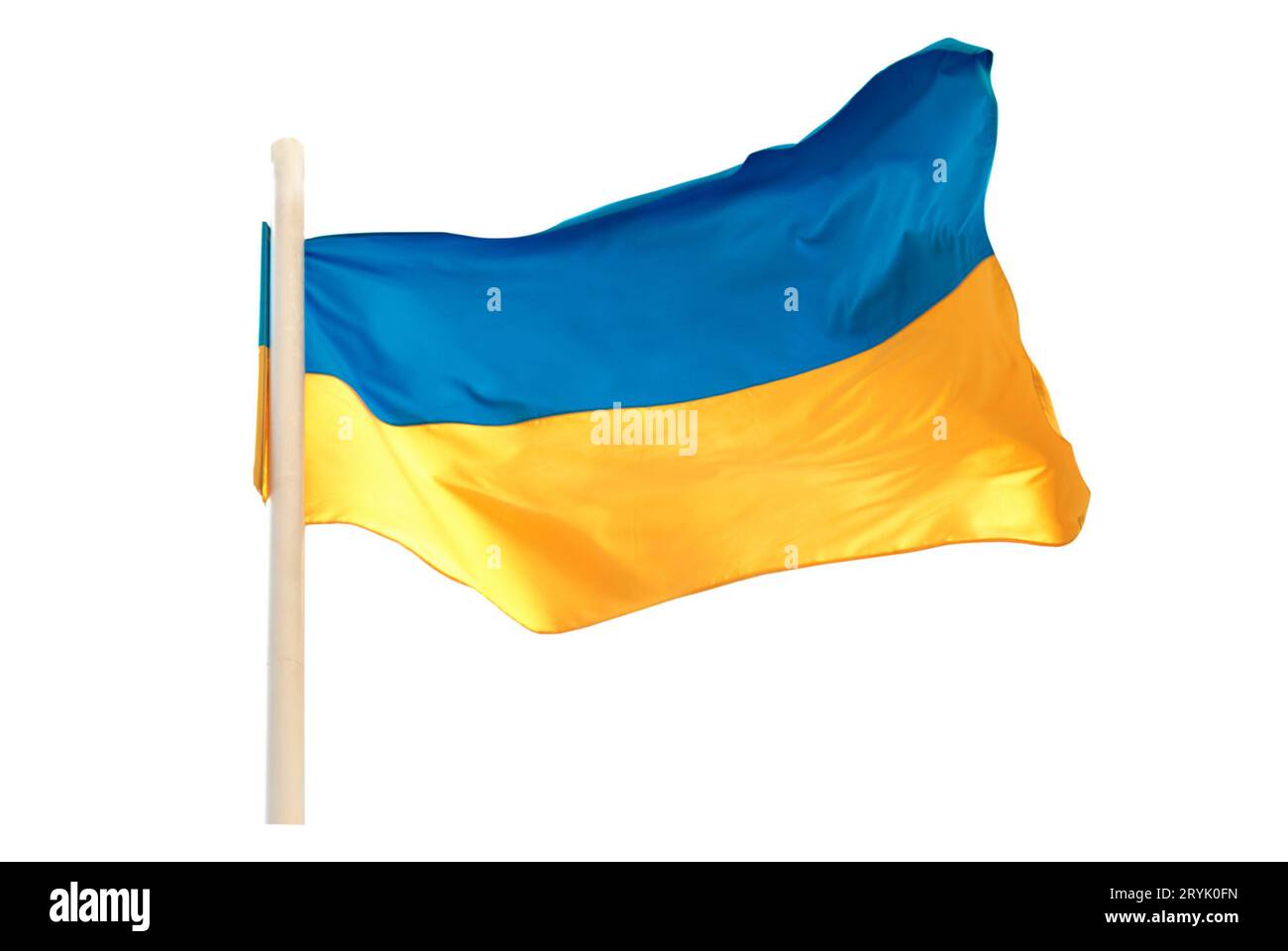 Ukrainische Flagge Stockfoto