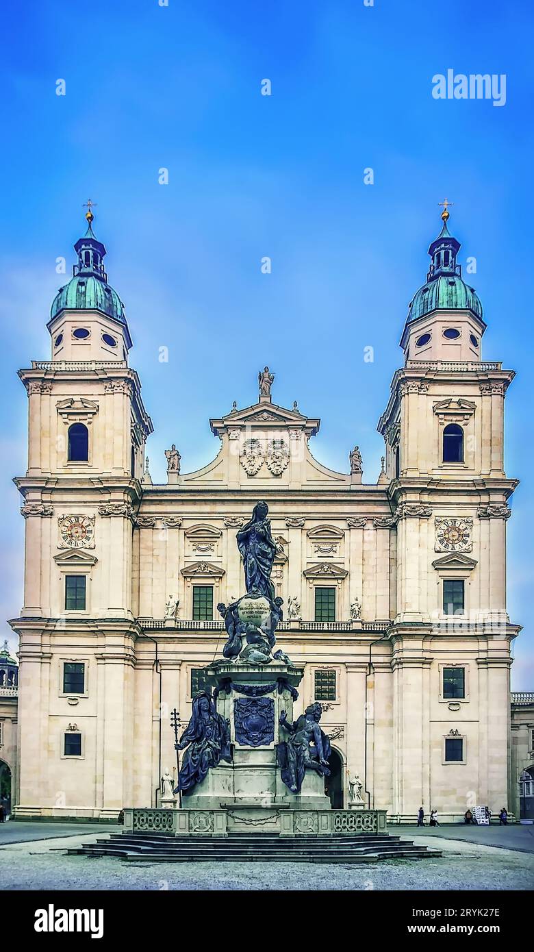 Salzburger Dom, Österreich Stockfoto