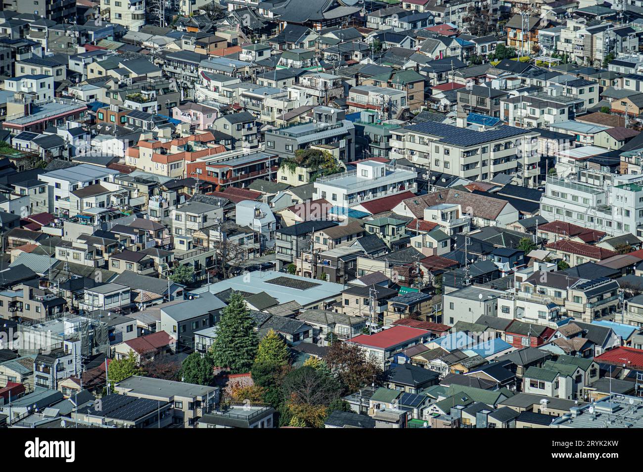 Skyline von Tokio vom Observatorium Sunshine aus gesehen 60 Stockfoto