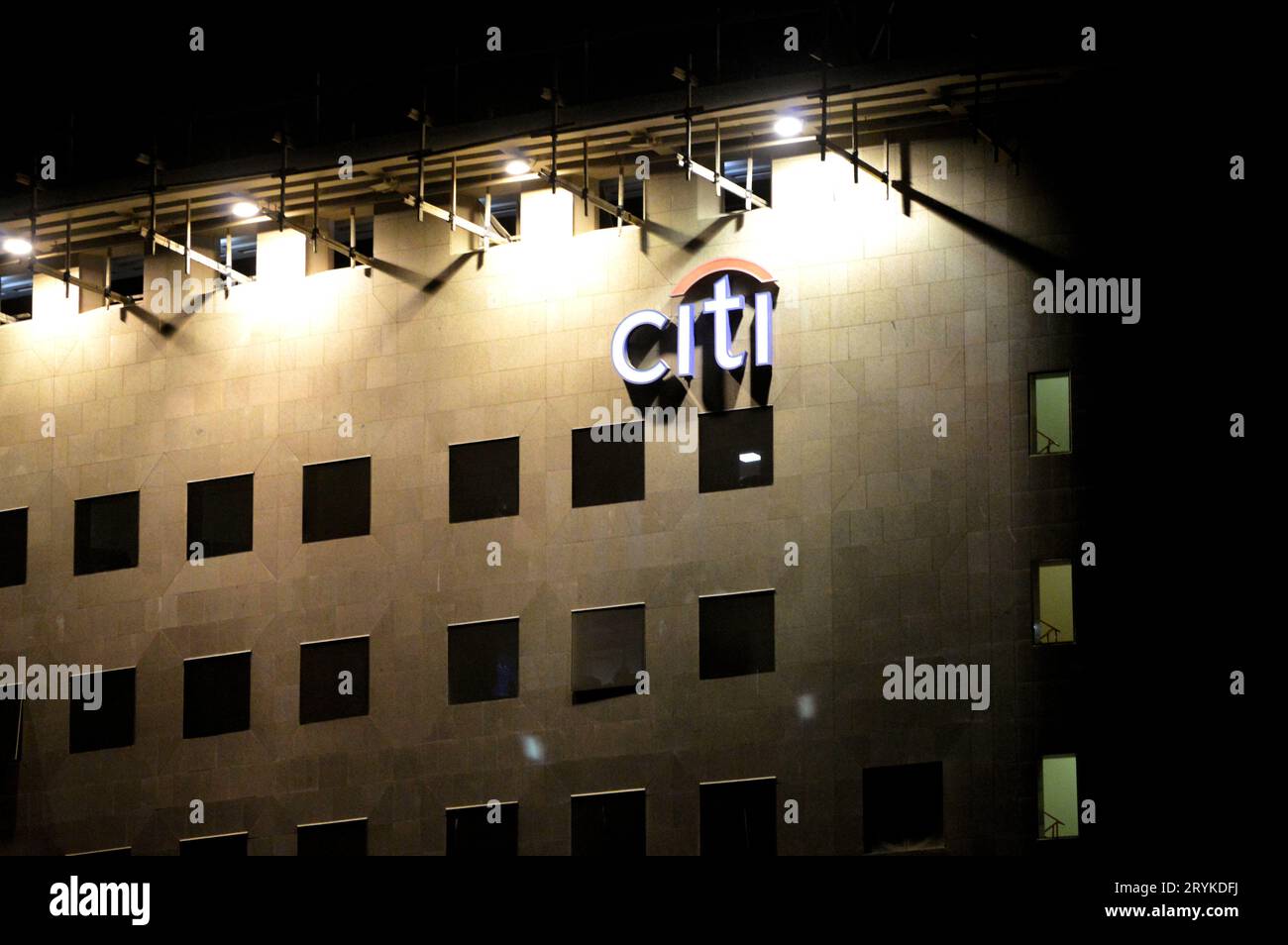 Kairo, Ägypten, September 30 2023: Citibank, N.A. Egypt Branch, die wichtigste US-amerikanische Banktochter des multinationalen Finanzdienstleistungskonzerns Citigroup, CIT Stockfoto