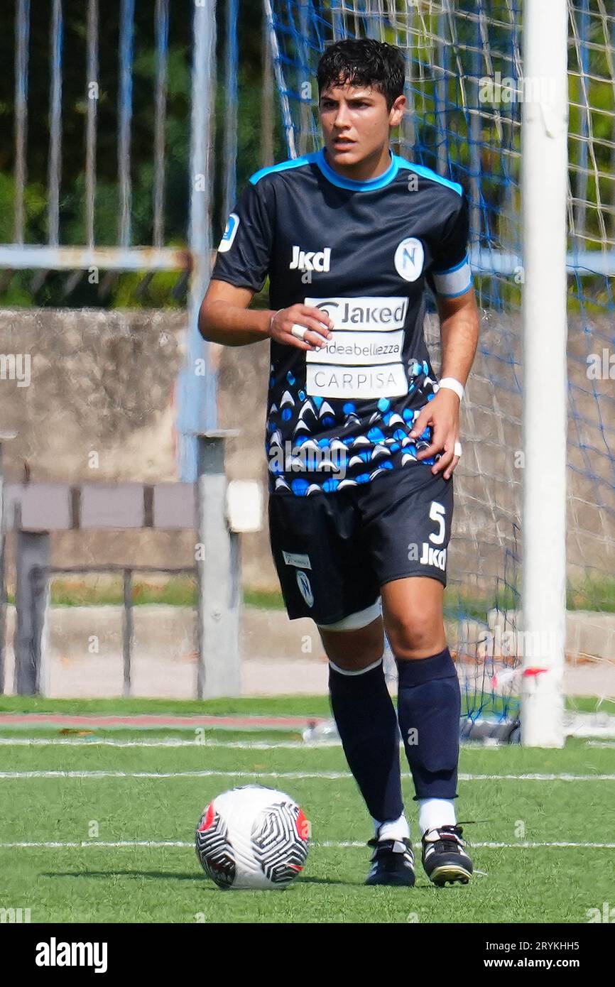 Neapel, Italien. Oktober 2023. Neapel, Italien, 1. Oktober 2023: Paola Di Marino (5 Neapel) während des Spiels der Serie A zwischen Neapel und Mailand im Stadio Piccolo am 1. Oktober 2023 in Neapel, Italien (Foto Mosca/SPP) Credit: SPP Sport Press Photo. Alamy Live News Stockfoto