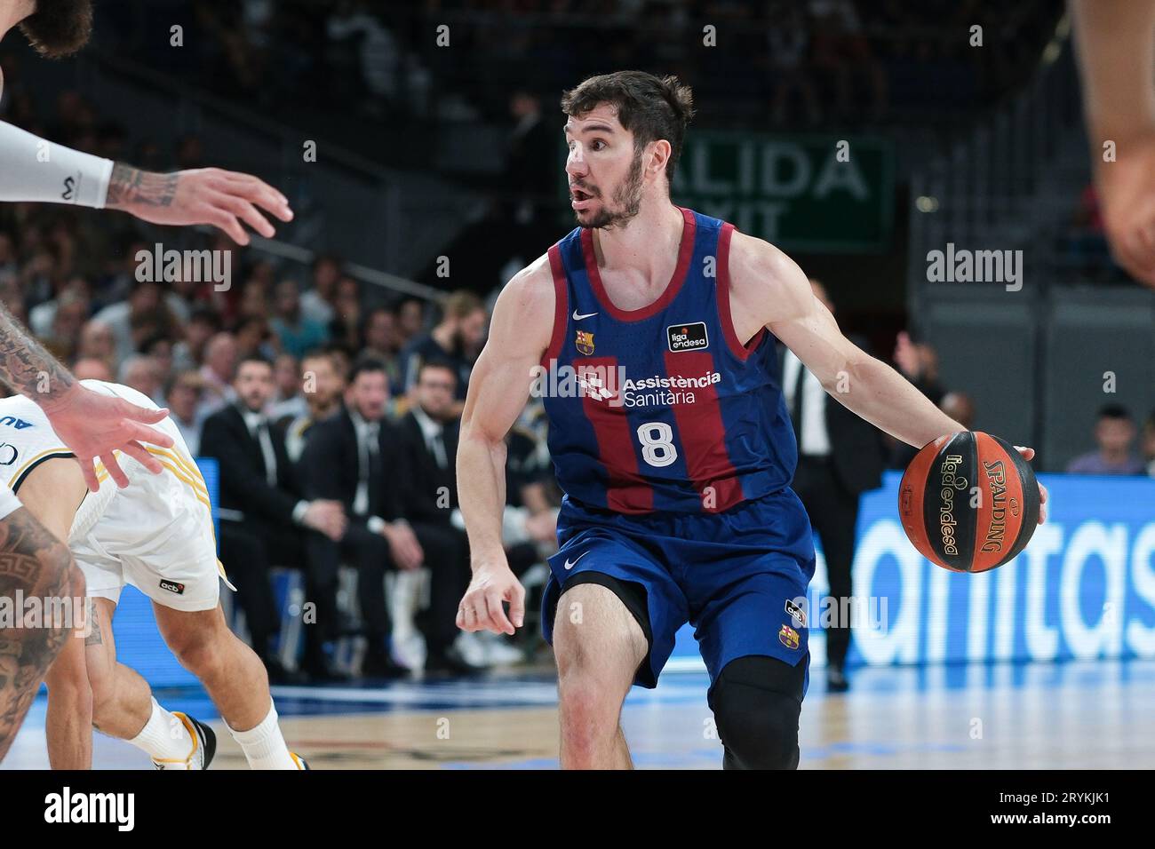 Dario Brizuela aus Barcelona während des ACBLigaspiels zwischen Real